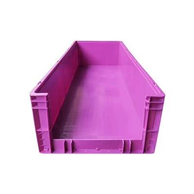 Euro Heavy Duty Stacking Qhib Pem Hauv Ntej Crate