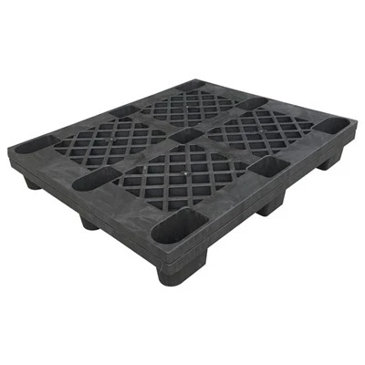 Lub teeb yuag rov siv dua HDPE Nestable Pallet 1200 * 1000